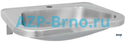 Раковина из нержавеющей стали AUM 01 AZP Brno Чехия (фото, схема)